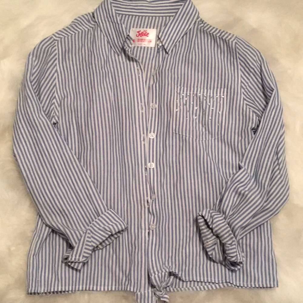 Button up striped shirt